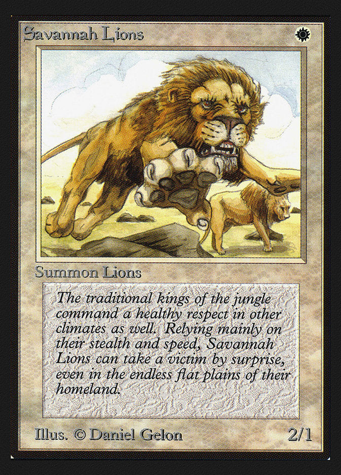 Savannah Lions [Collectors' Edition] | The CG Realm