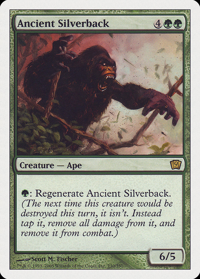 Ancient Silverback [Ninth Edition] | The CG Realm