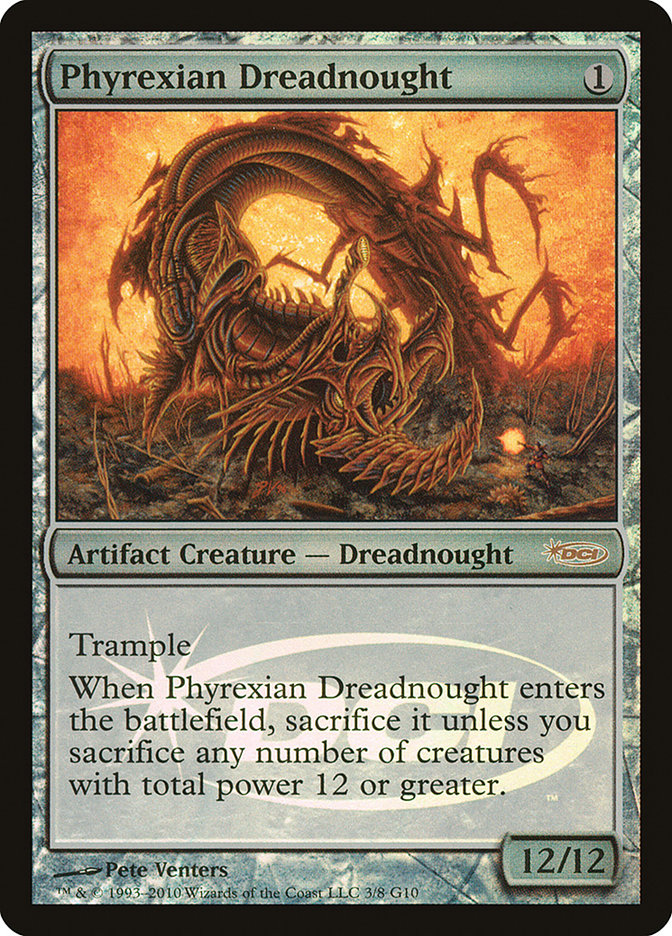 Phyrexian Dreadnought [Judge Gift Cards 2010] | The CG Realm