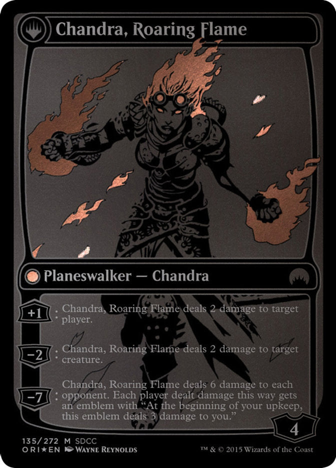 Chandra, Fire of Kaladesh (SDCC 2015 Exclusive) (MEDIA-135) - San Diego Comic-Con 2015: (originpwdfc) Foil