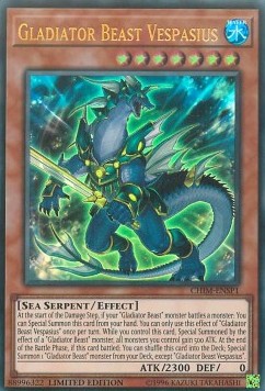 Gladiator Beast Vespasius [CHIM-ENSP1] Ultra Rare | The CG Realm