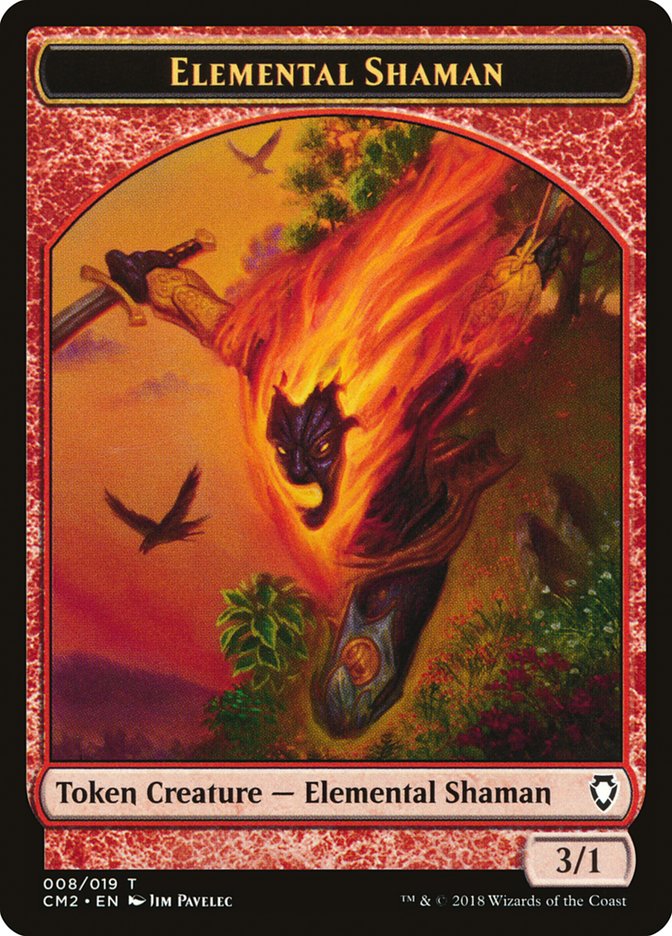 Elemental Shaman Token [Commander Anthology Volume II Tokens] | The CG Realm