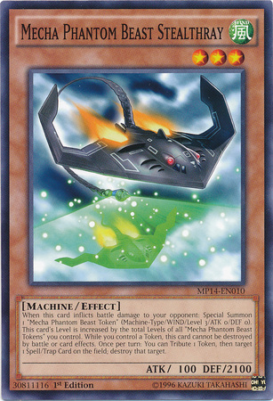 Mecha Phantom Beast Stealthray [MP14-EN010] Common | The CG Realm