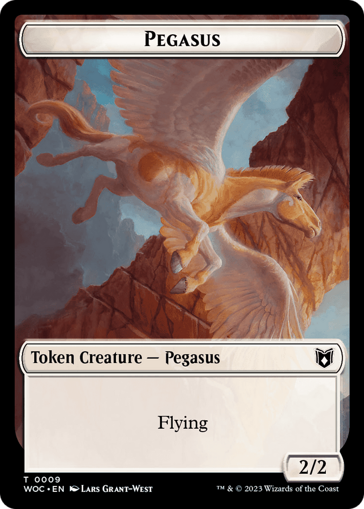 Pirate // Pegasus Double-Sided Token [Wilds of Eldraine Commander Tokens] | The CG Realm