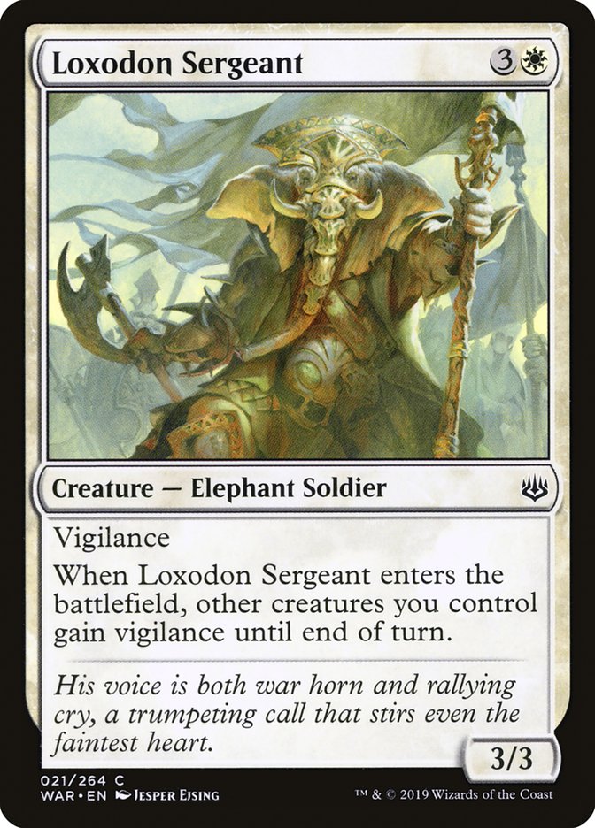 Loxodon Sergeant [War of the Spark] | The CG Realm