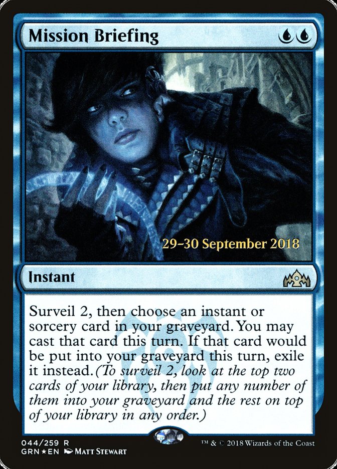 Mission Briefing [Guilds of Ravnica Prerelease Promos] | The CG Realm