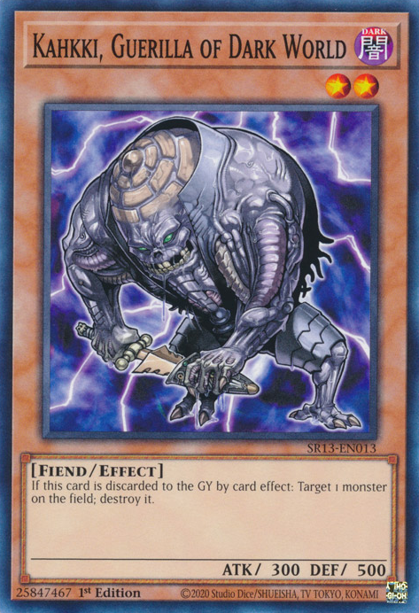 Kahkki, Guerilla of Dark World [SR13-EN013] Common | The CG Realm