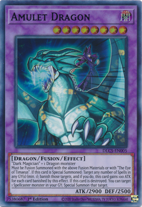 Amulet Dragon (Purple) [DLCS-EN005] Ultra Rare | The CG Realm