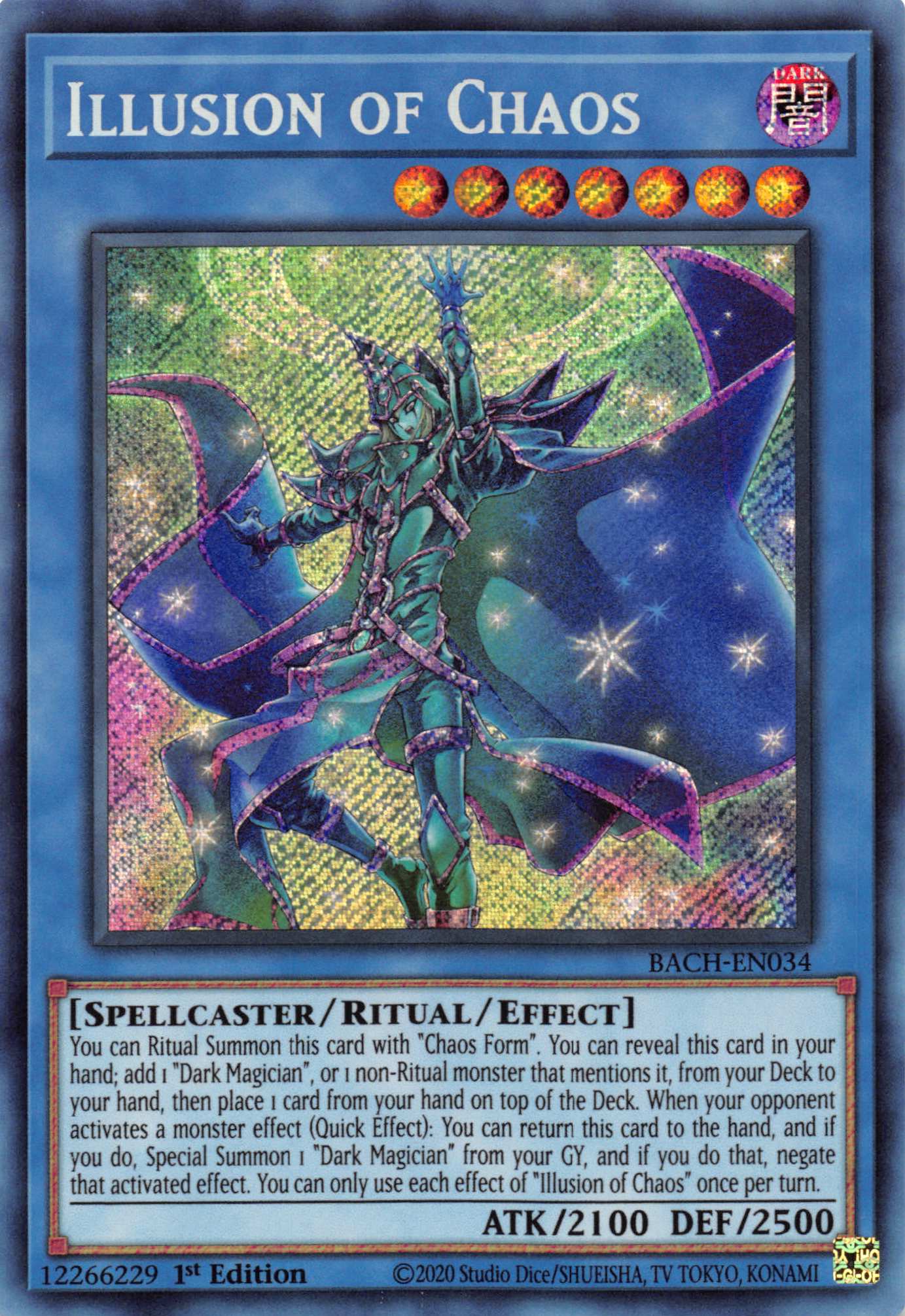 Illusion of Chaos [BACH-EN034] Starlight Rare | The CG Realm