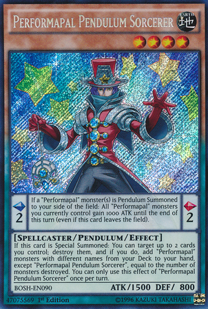 Performapal Pendulum Sorcerer [BOSH-EN090] Secret Rare | The CG Realm