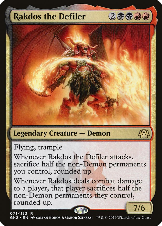 Rakdos the Defiler [Ravnica Allegiance Guild Kit] | The CG Realm