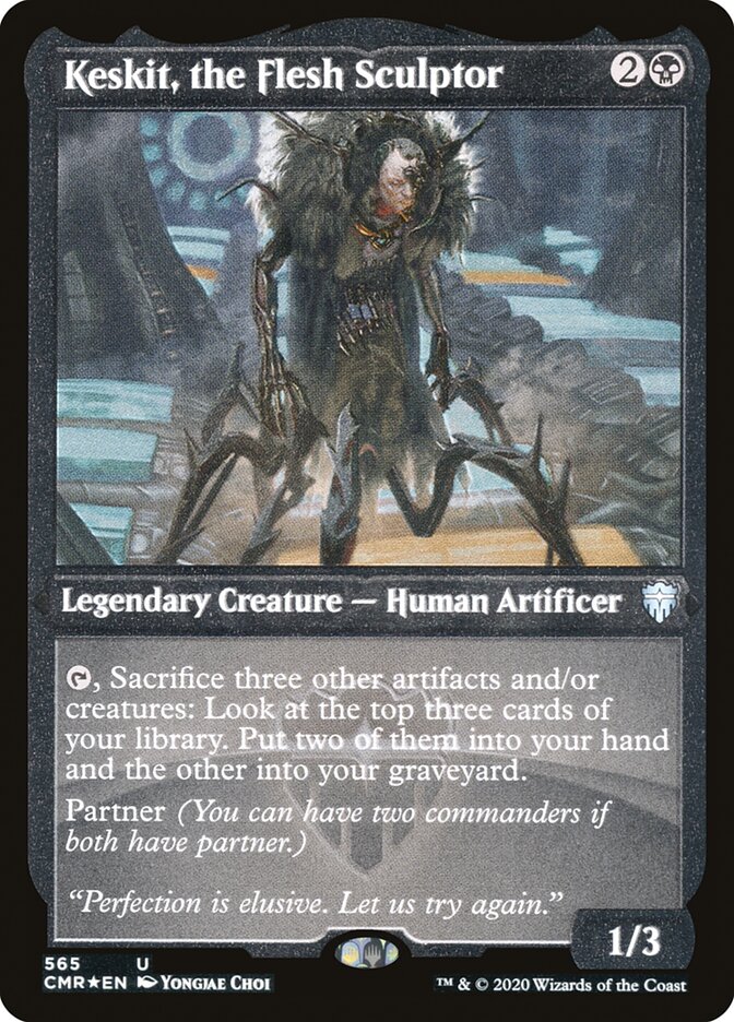 Keskit, the Flesh Sculptor (Etched) [Commander Legends] | The CG Realm