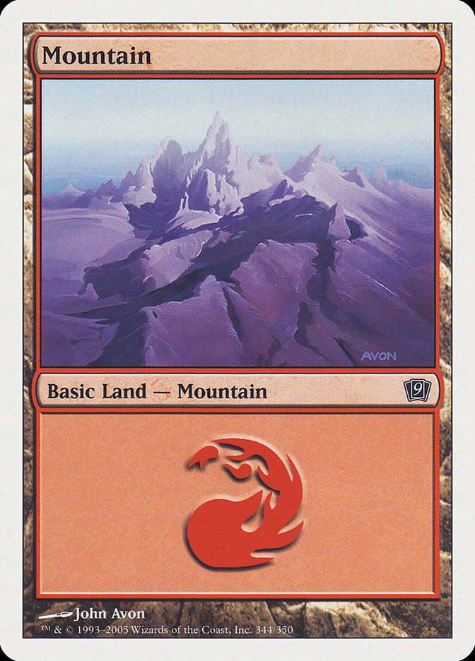 Mountain (344) [Ninth Edition] | The CG Realm