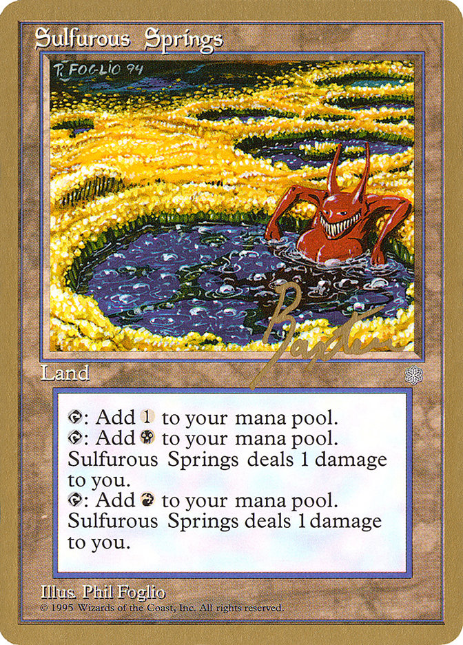 Sulfurous Springs (George Baxter) [Pro Tour Collector Set] | The CG Realm