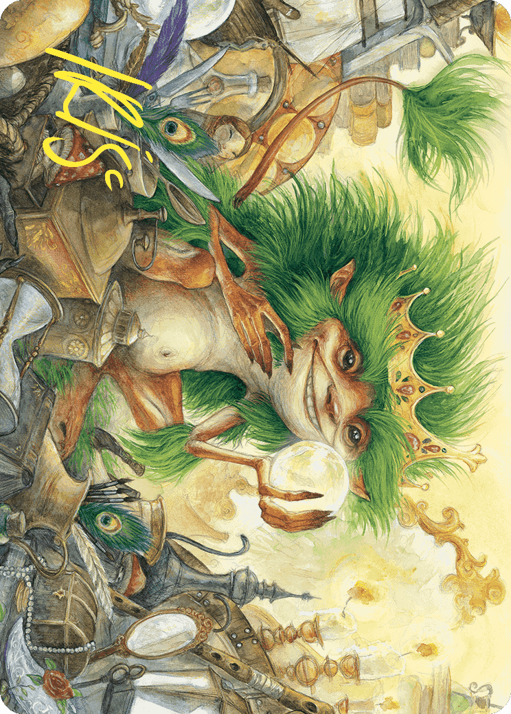 Knickknack Ouphe Art Card (Gold-Stamped Signature) [Wilds of Eldraine Art Series] | The CG Realm