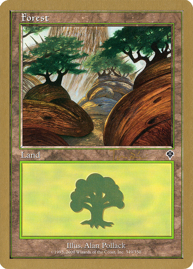 Forest (jt349a) (Jan Tomcani) [World Championship Decks 2001] | The CG Realm