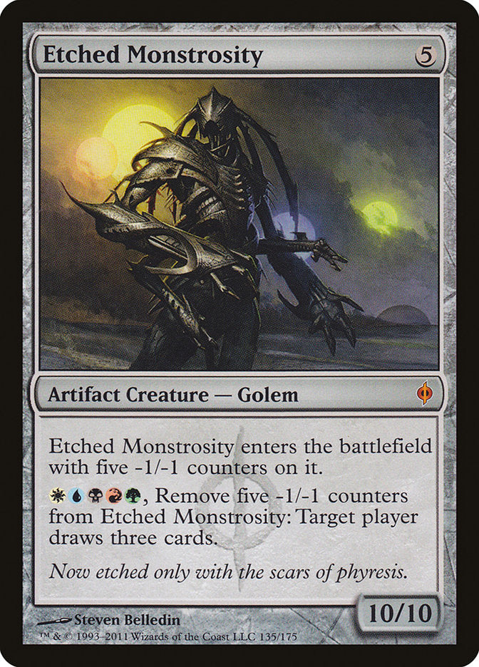 Etched Monstrosity [New Phyrexia] | The CG Realm