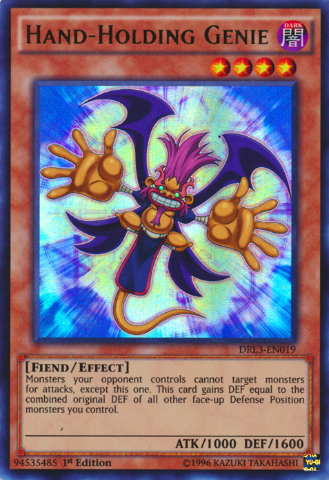 Hand-Holding Genie [DRL3-EN019] Ultra Rare | The CG Realm