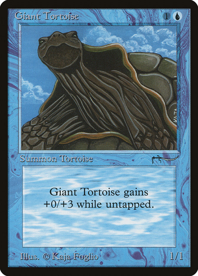 Giant Tortoise (Dark Mana Cost) [Arabian Nights] | The CG Realm