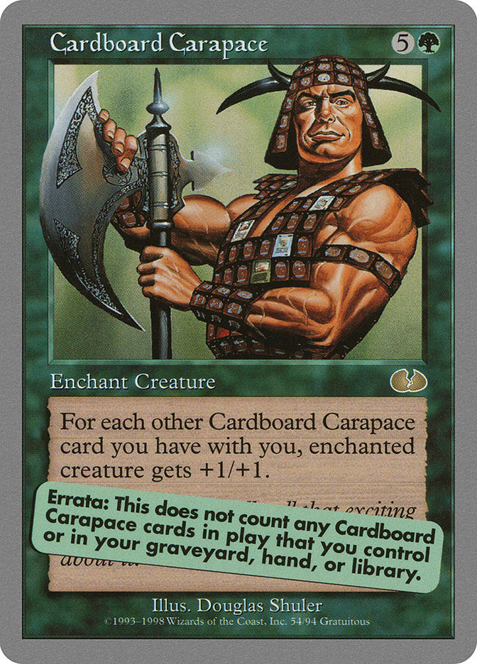 Cardboard Carapace [Unglued] | The CG Realm