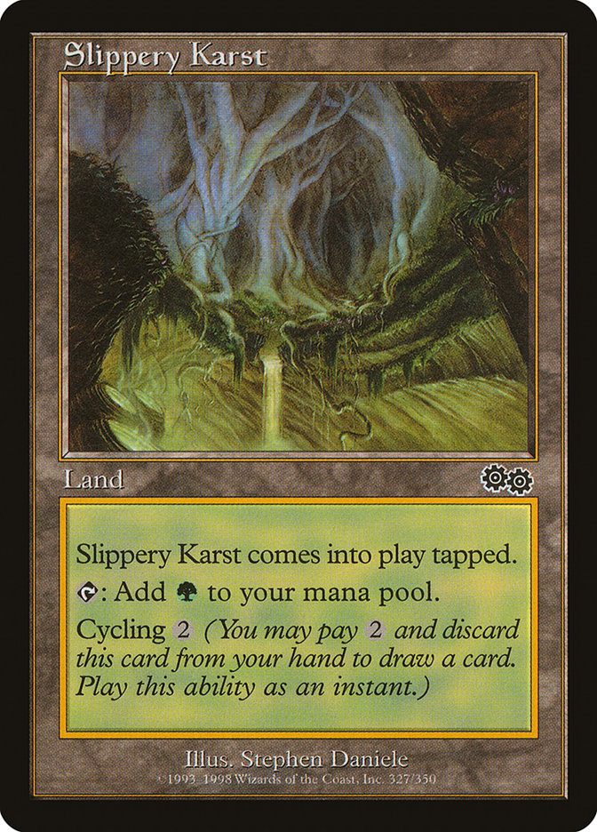 Slippery Karst [Urza's Saga] | The CG Realm