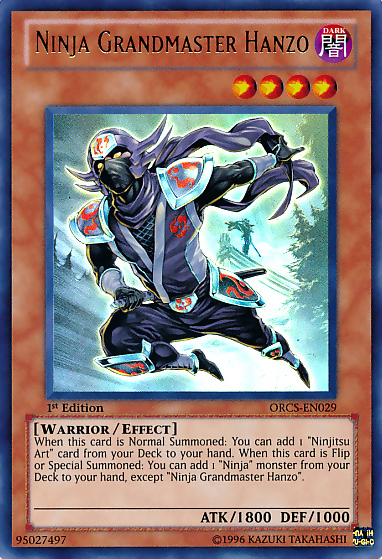 Ninja Grandmaster Hanzo [ORCS-EN029] Ultra Rare | The CG Realm