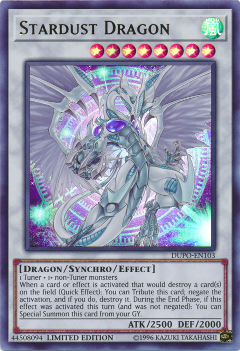 Stardust Dragon [DUPO-EN103] Ultra Rare | The CG Realm