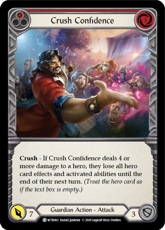 Crush Confidence (Red) [U-WTR063] (Welcome to Rathe Unlimited)  Unlimited Normal | The CG Realm