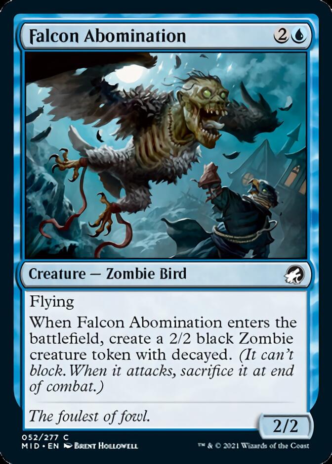 Falcon Abomination [Innistrad: Midnight Hunt] | The CG Realm