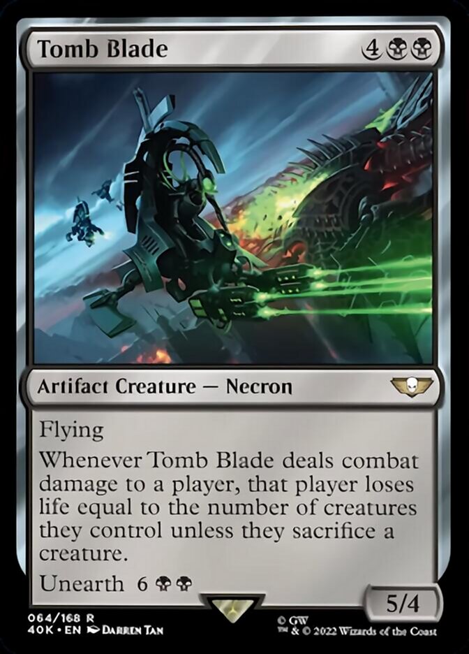 Tomb Blade (Surge Foil) [Warhammer 40,000] | The CG Realm