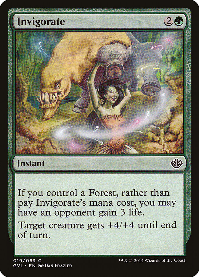 Invigorate (Garruk vs. Liliana) [Duel Decks Anthology] | The CG Realm