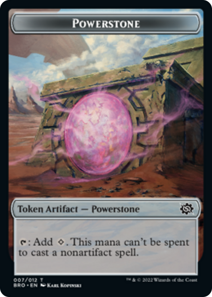Powerstone Token [The Brothers' War Tokens] | The CG Realm