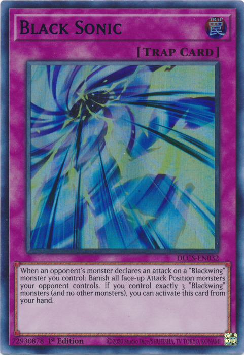 Black Sonic (Blue) [DLCS-EN032] Ultra Rare | The CG Realm