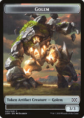 Clue // Golem Double-Sided Token [Double Masters Tokens] | The CG Realm
