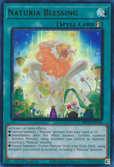 Naturia Blessing [MP23-EN204] Ultra Rare | The CG Realm