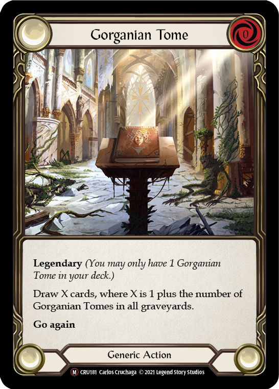 Gorganian Tome [U-CRU181] (Crucible of War Unlimited)  Unlimited Normal | The CG Realm