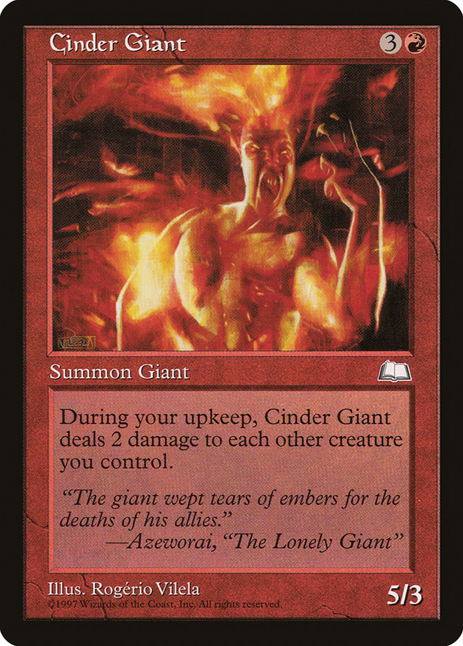 Cinder Giant [Weatherlight] | The CG Realm