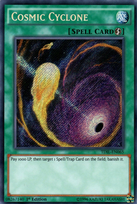 Cosmic Cyclone [TDIL-EN065] Secret Rare | The CG Realm