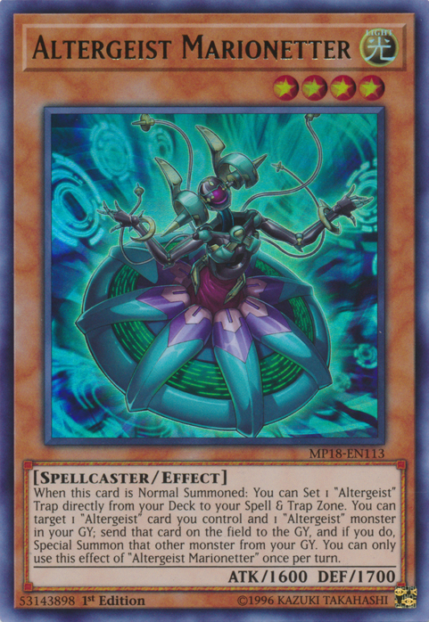 Altergeist Marionetter [MP18-EN113] Ultra Rare | The CG Realm