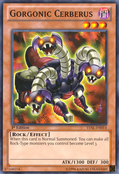 Gorgonic Cerberus [LVAL-EN014] Common | The CG Realm