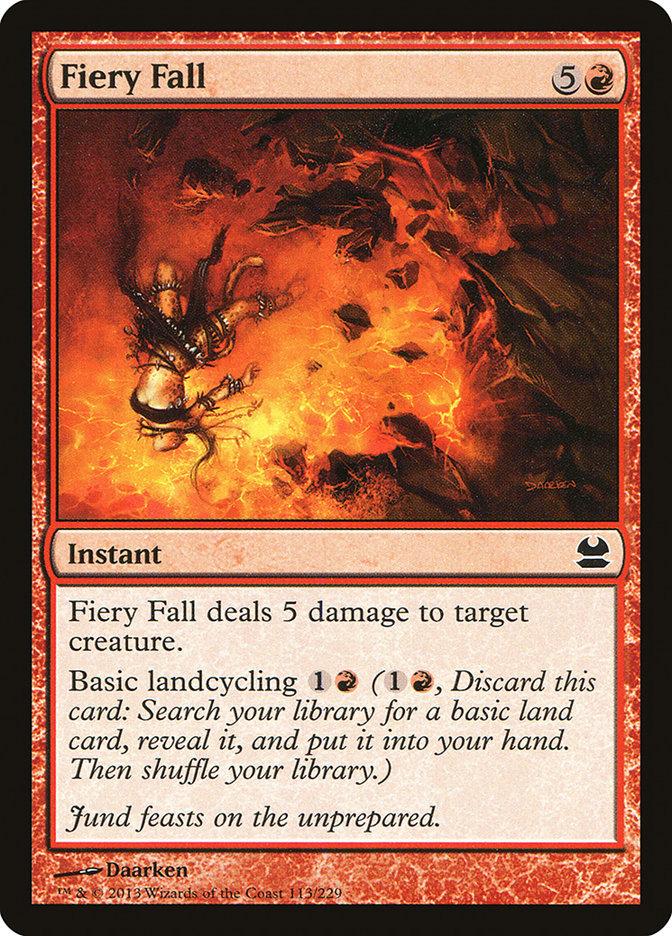 Fiery Fall [Modern Masters] | The CG Realm