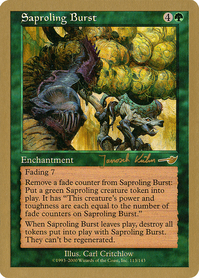 Saproling Burst (Janosch Kuhn) [World Championship Decks 2000] | The CG Realm