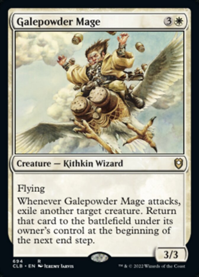 Galepowder Mage [Commander Legends: Battle for Baldur's Gate] | The CG Realm