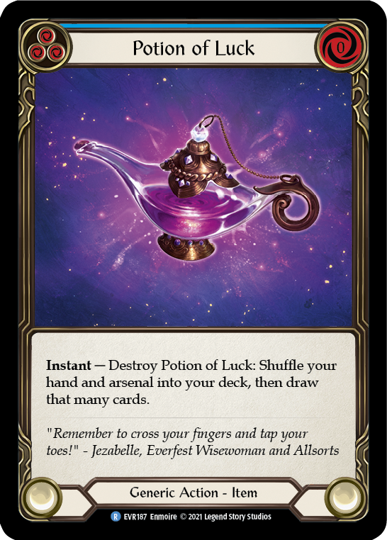 Potion of Luck [EVR187] (Everfest)  1st Edition Cold Foil | The CG Realm