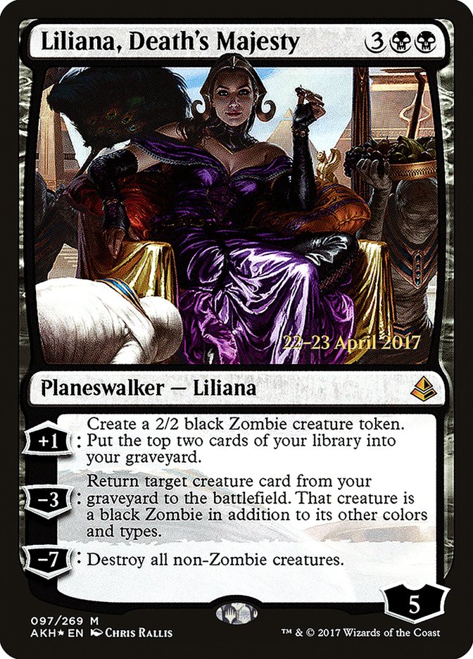 Liliana, Death's Majesty [Amonkhet Prerelease Promos] | The CG Realm