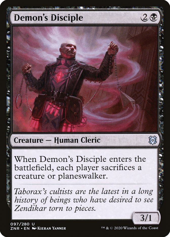 Demon's Disciple [Zendikar Rising] | The CG Realm