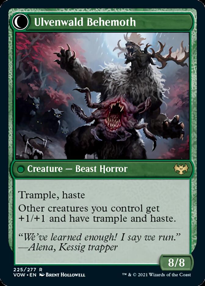 Ulvenwald Oddity (VOW-225) - Innistrad: Crimson Vow: (Double Faced Transform)
