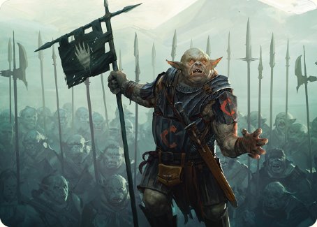 Ugluk of the White Hand Art Card [The Lord of the Rings: Tales of Middle-earth Art Series] | The CG Realm