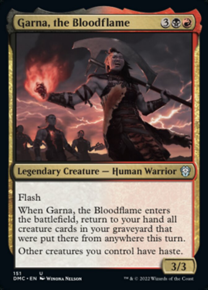 Garna, the Bloodflame [Dominaria United Commander] | The CG Realm