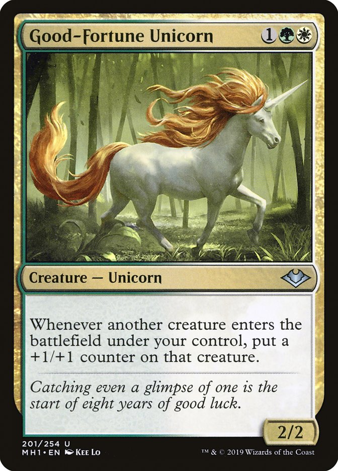 Good-Fortune Unicorn [Modern Horizons] | The CG Realm